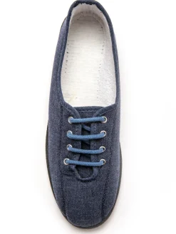 Derbies en toile intérieur éponge