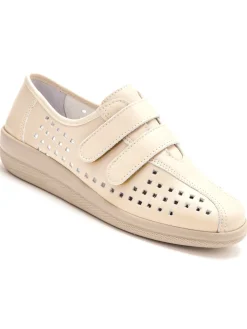 Derbies scratchées à semelle amovible