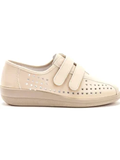 Derbies scratchées à semelle amovible