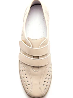 Derbies scratchées à semelle amovible