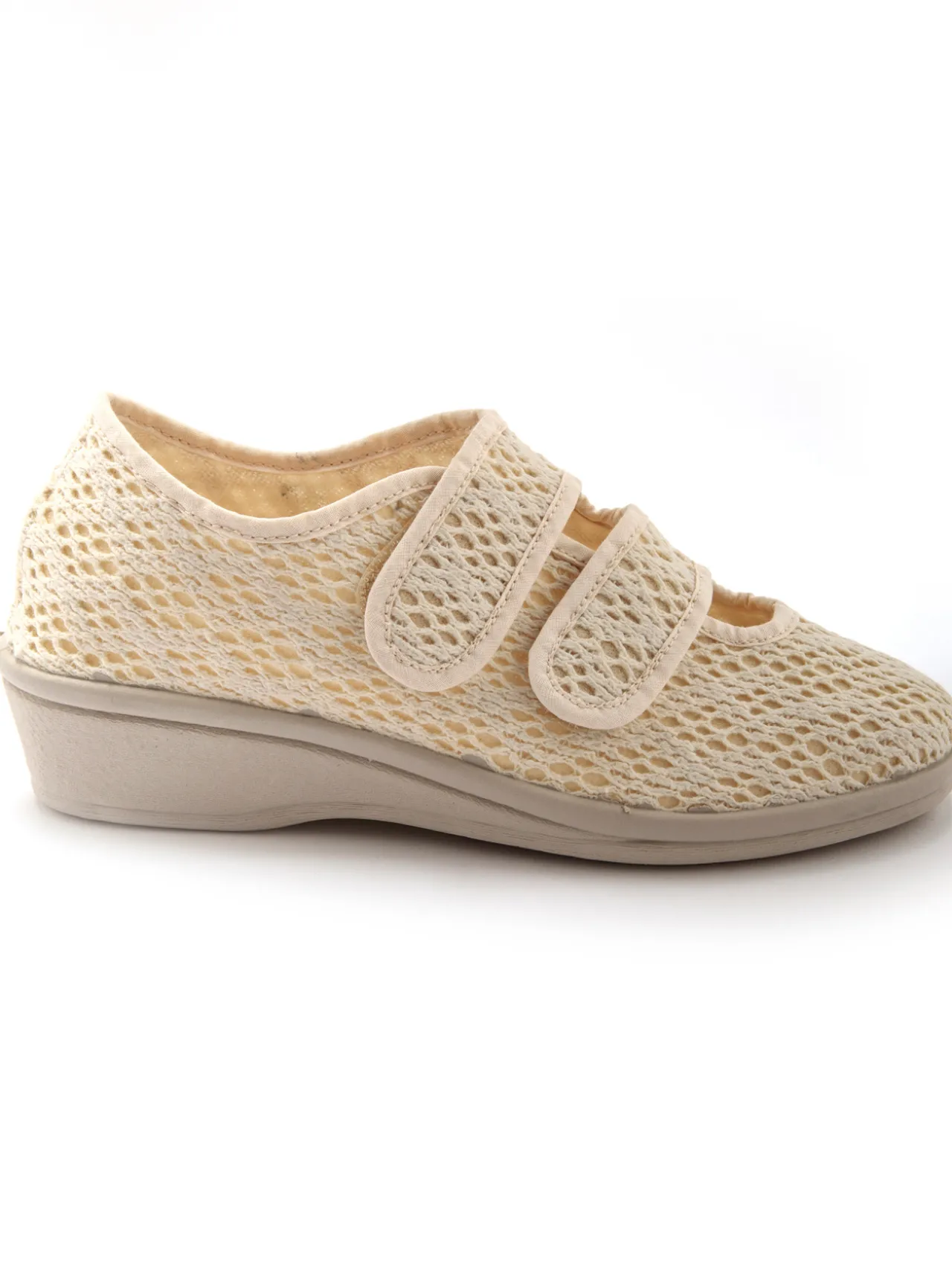 Derbies souples toile et éponge