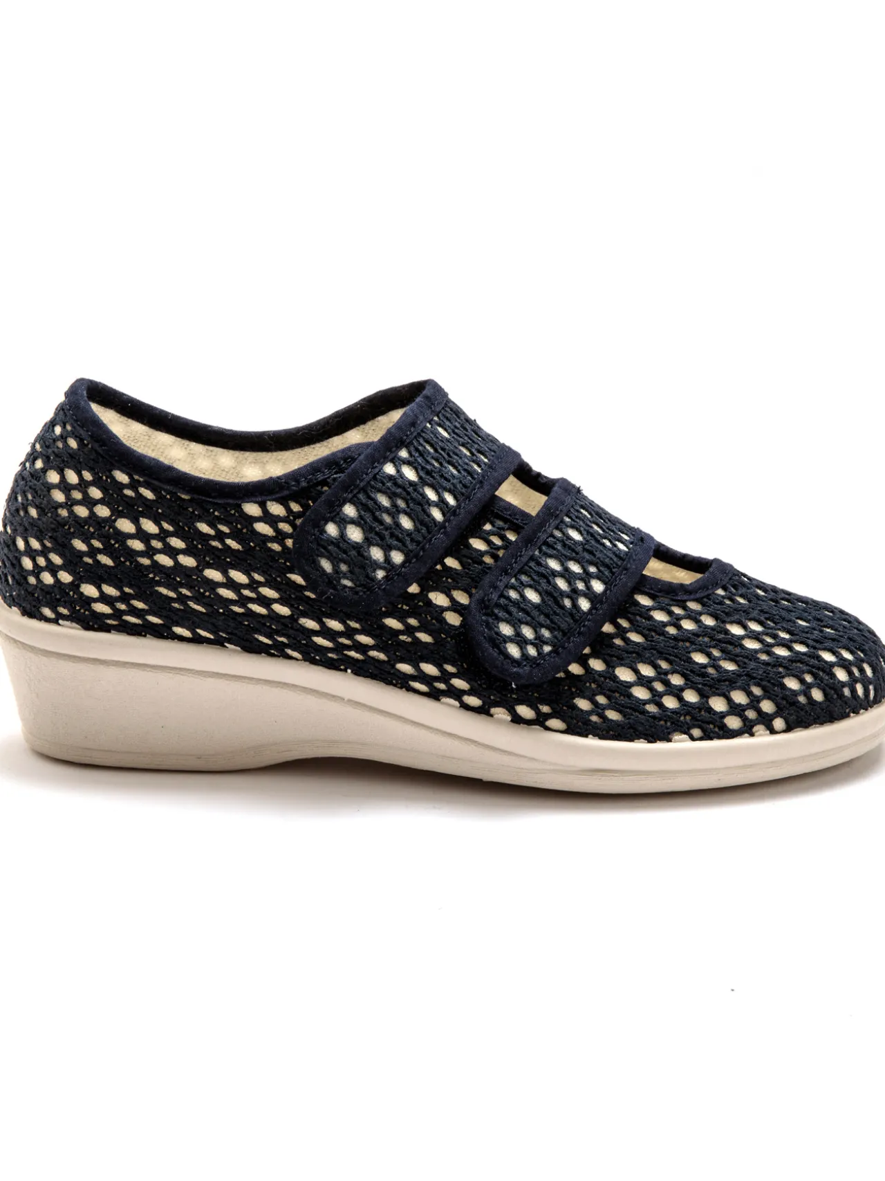 Derbies souples toile et éponge