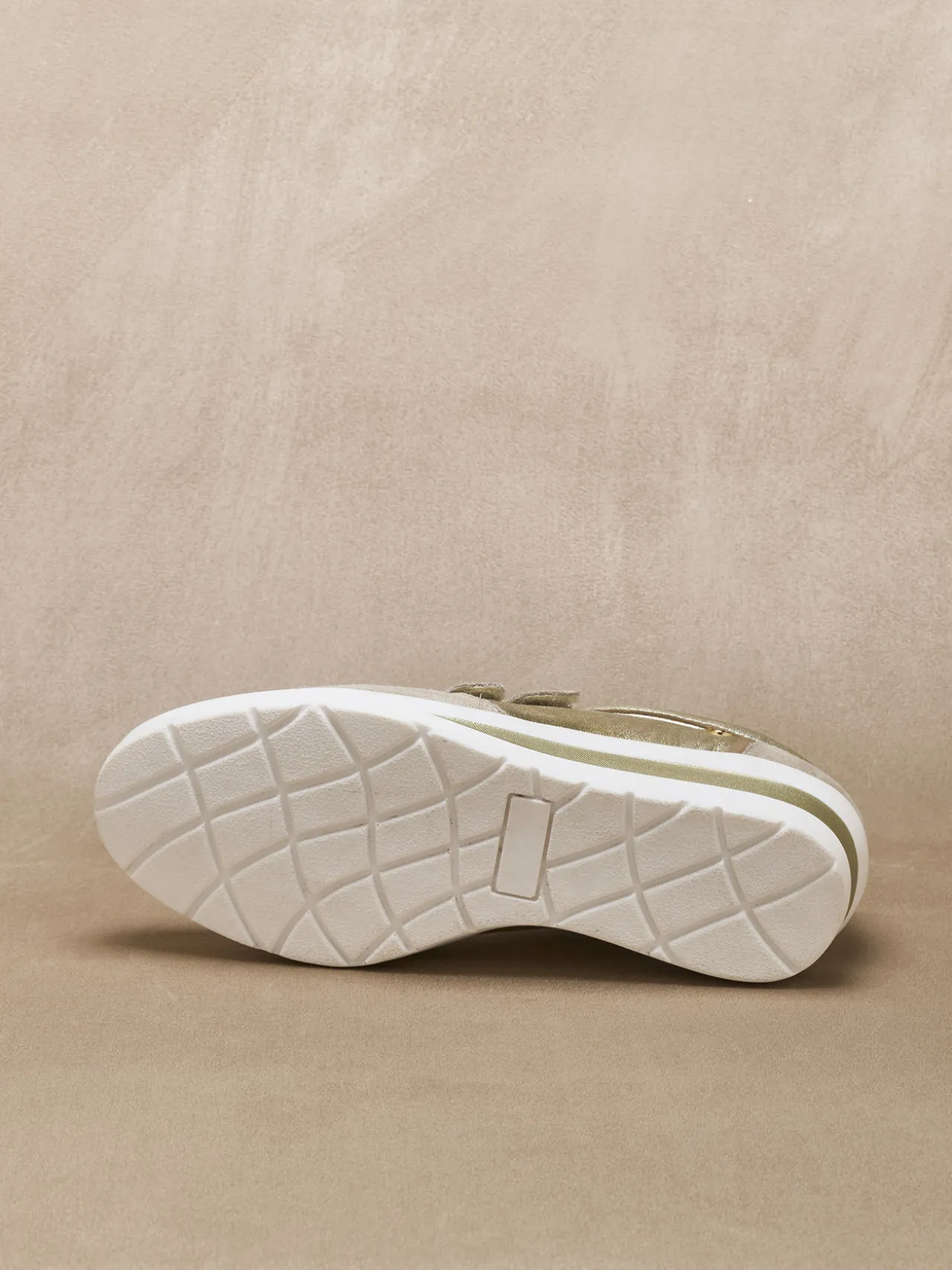 Derbies tout cuir à scratchs