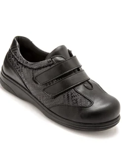 Derbies ultra larges 2 pattes scratchs