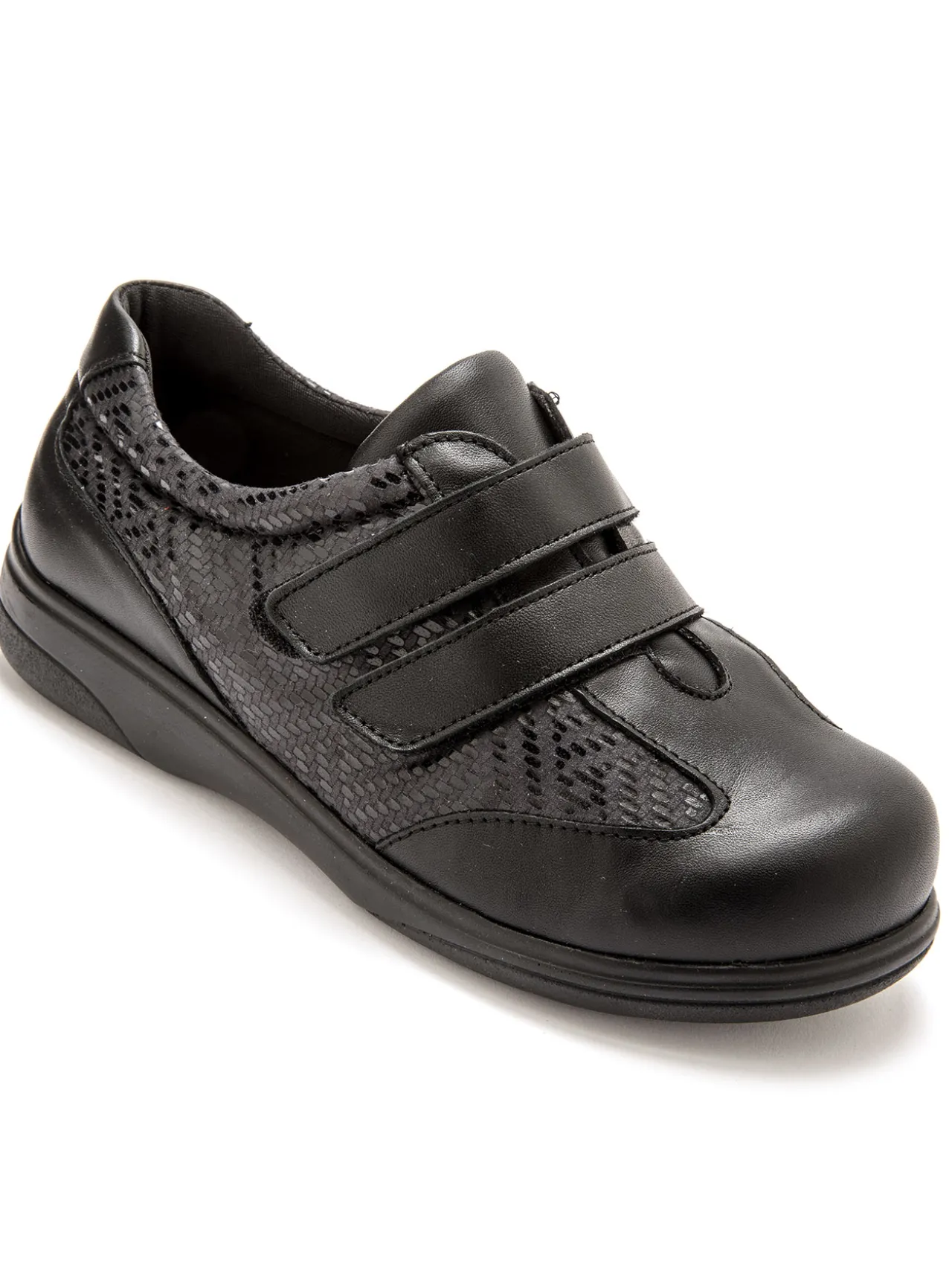 Derbies ultra larges 2 pattes scratchs