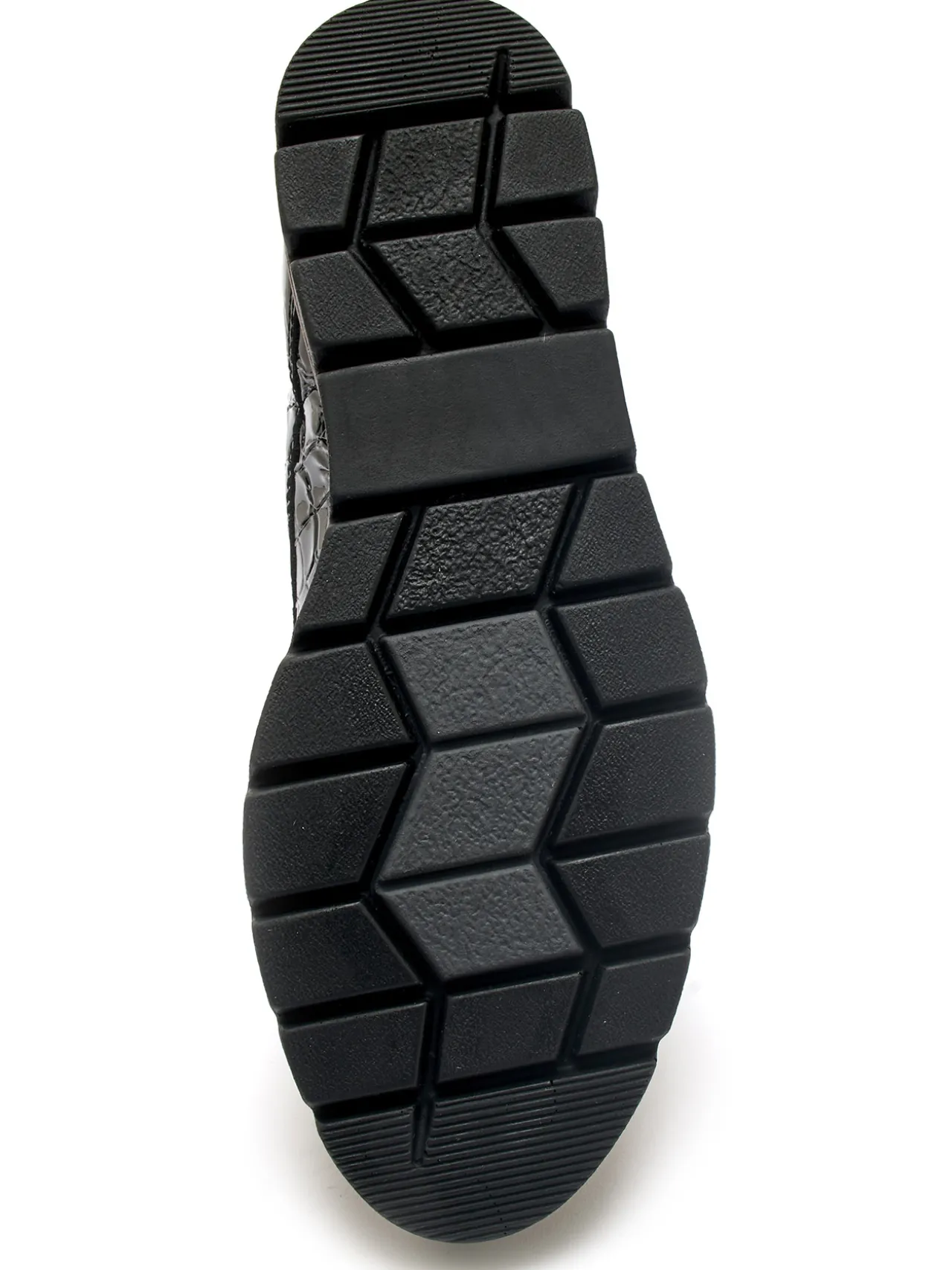 Derbies vernis façon croco