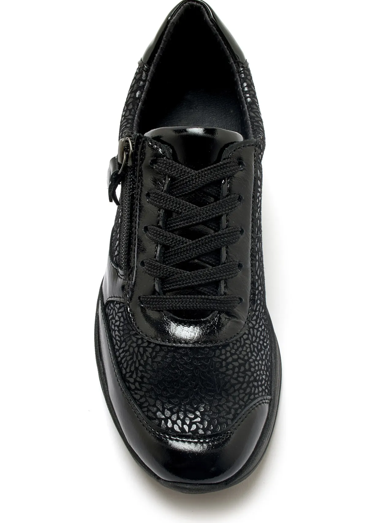 Derbies zip côté et lacets