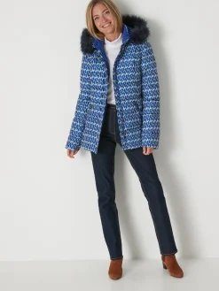 Doudoune à capuche amovible