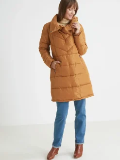 Doudoune matelassée col montant