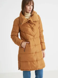 Doudoune matelassée col montant