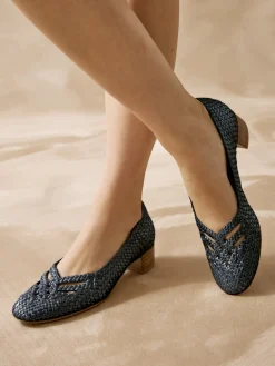 Escarpins tressés à aérosemelle