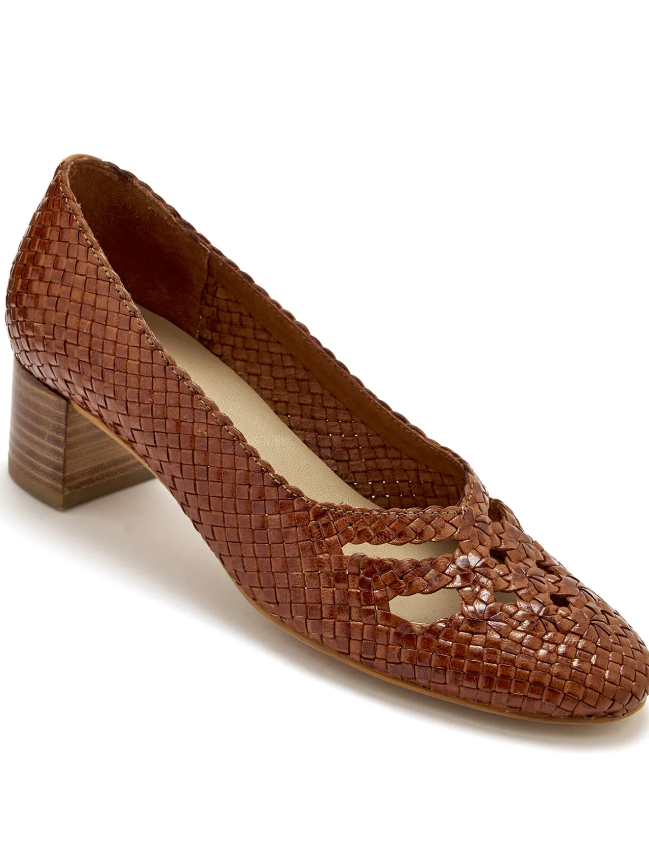 Escarpins tressés à aérosemelle