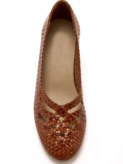 Escarpins tressés à aérosemelle