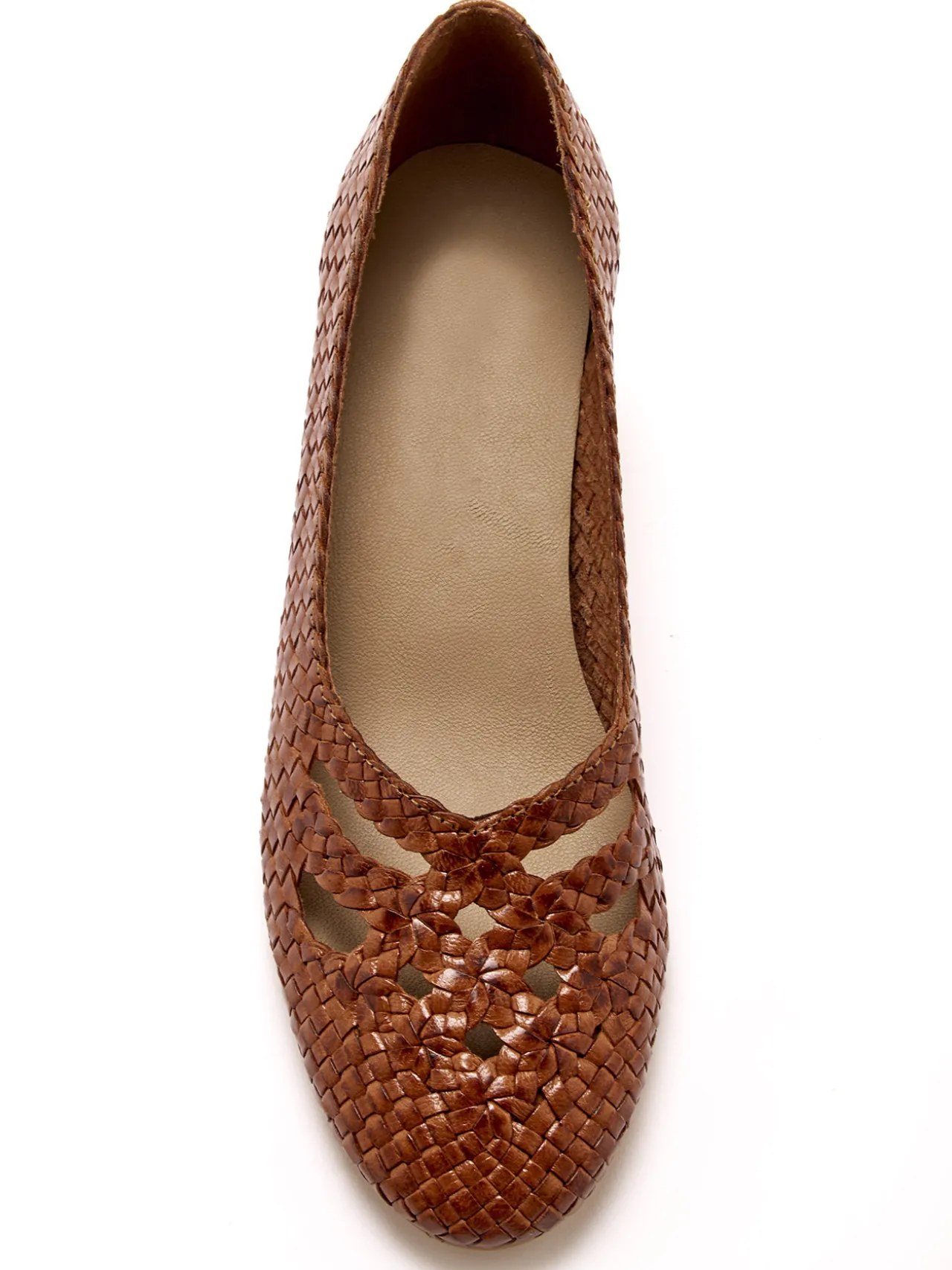 Escarpins tressés à aérosemelle