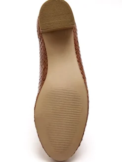 Escarpins tressés à aérosemelle