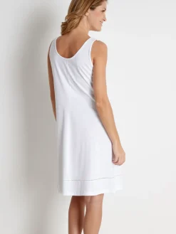 Fond de robe en pur coton long. 90cm