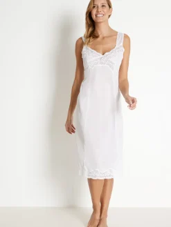 Fond de robe satiné longueur 105cm