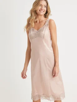 Fond de robe satiné longueur 90cm