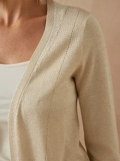 Gilet ajouré bord à bord