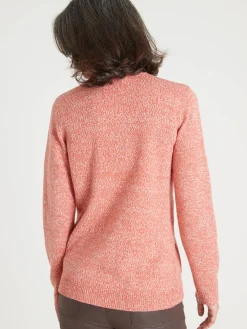 Gilet classique en maille chinée