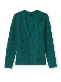 Gilet en côtes perlées