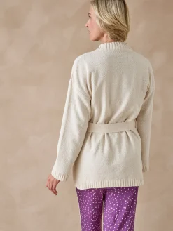 Gilet en maille bouclette