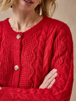 Gilet en maille fantaisie