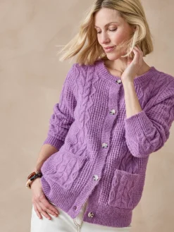 Gilet en maille fantaisie