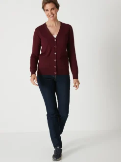 Gilet encolure V 50% laine mérinos