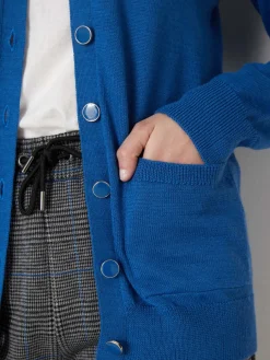 Gilet encolure V 50% laine mérinos