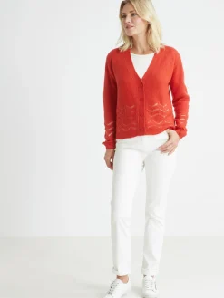 Gilet long encolure V