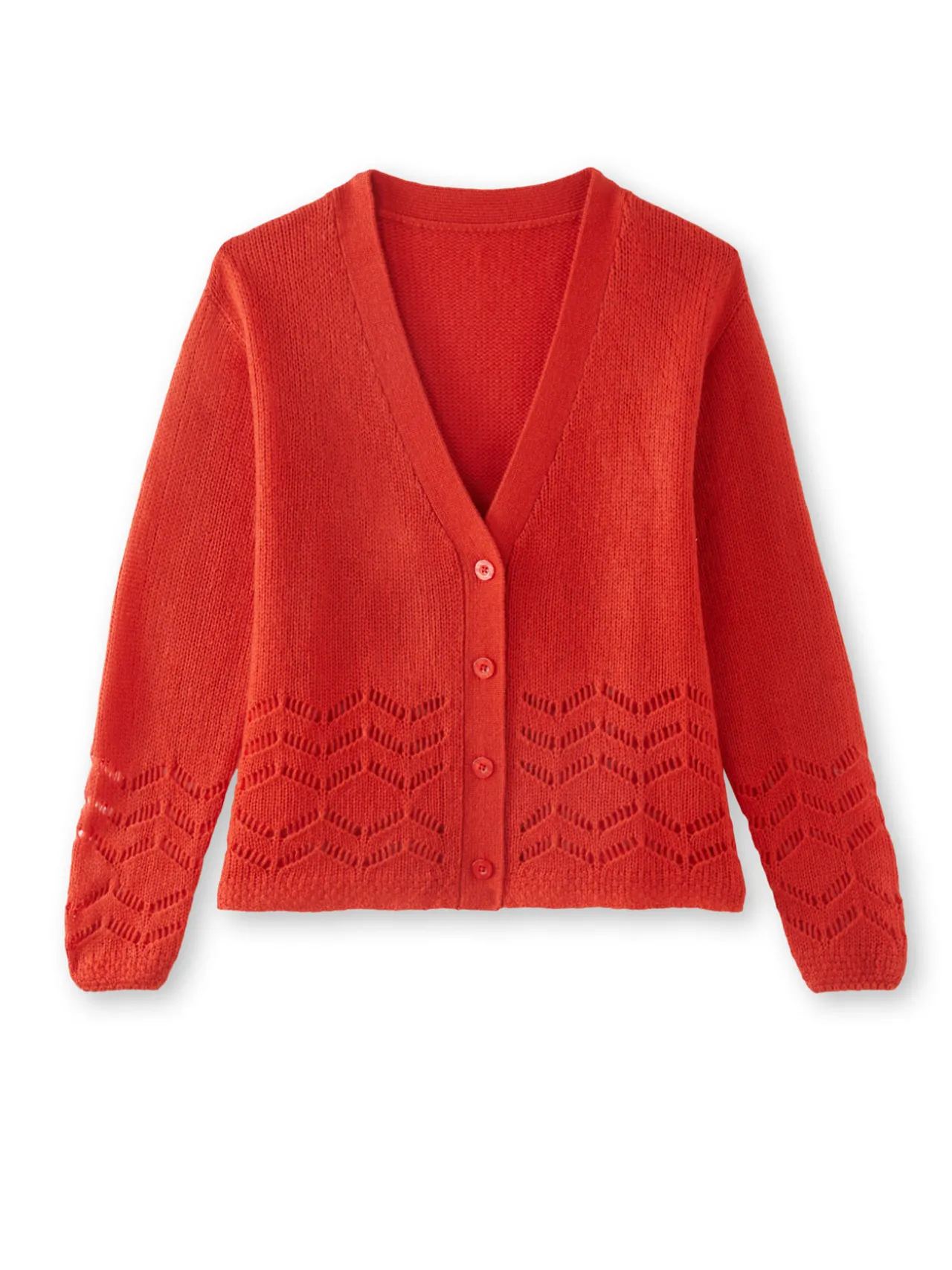 Gilet long encolure V