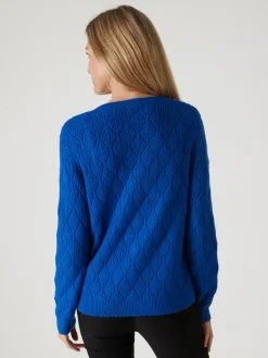 Gilet maille fantaisie