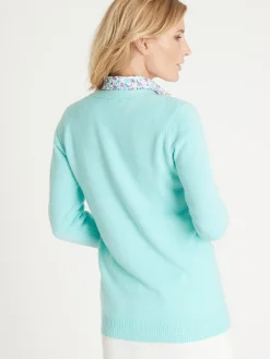 Gilet manches longues point ajouré