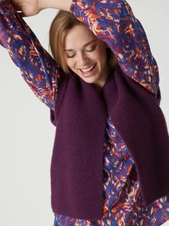 Gilet point mousse sans manches