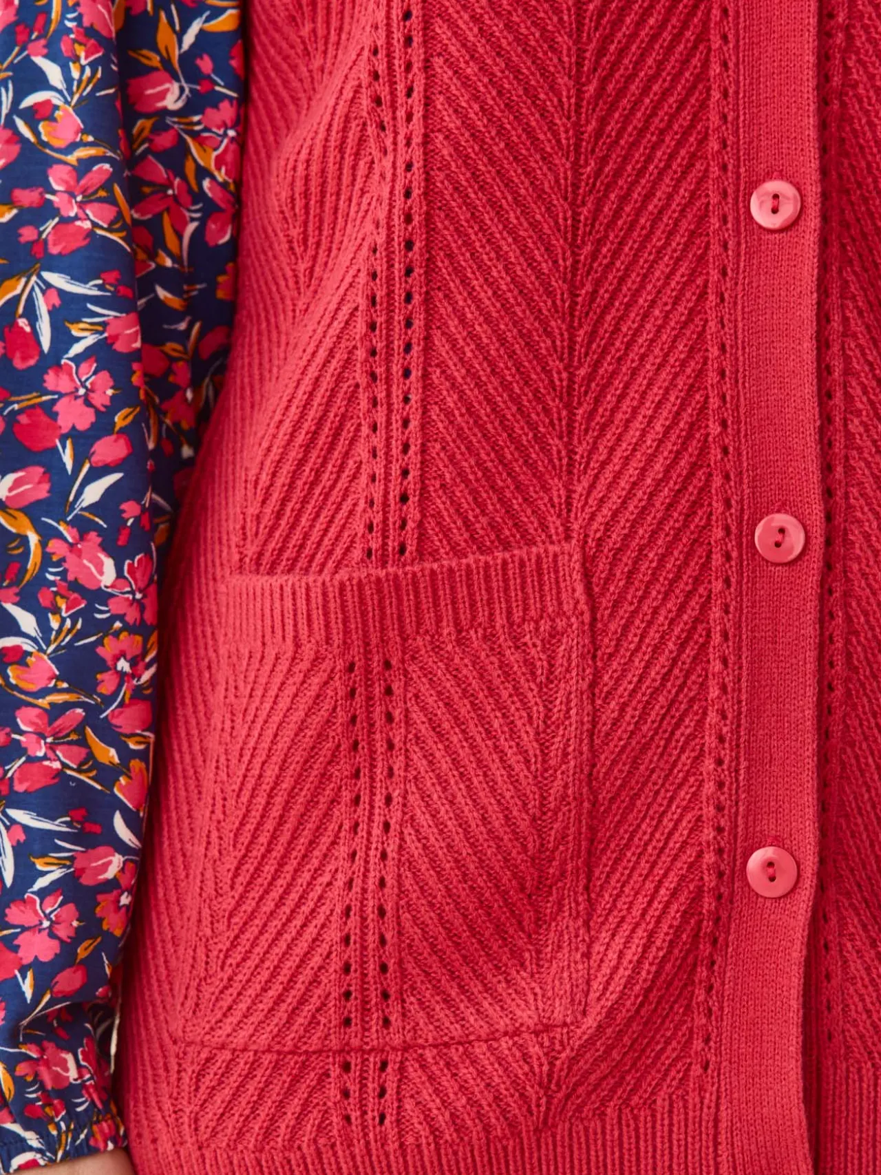 Gilet sans manches point ajouré