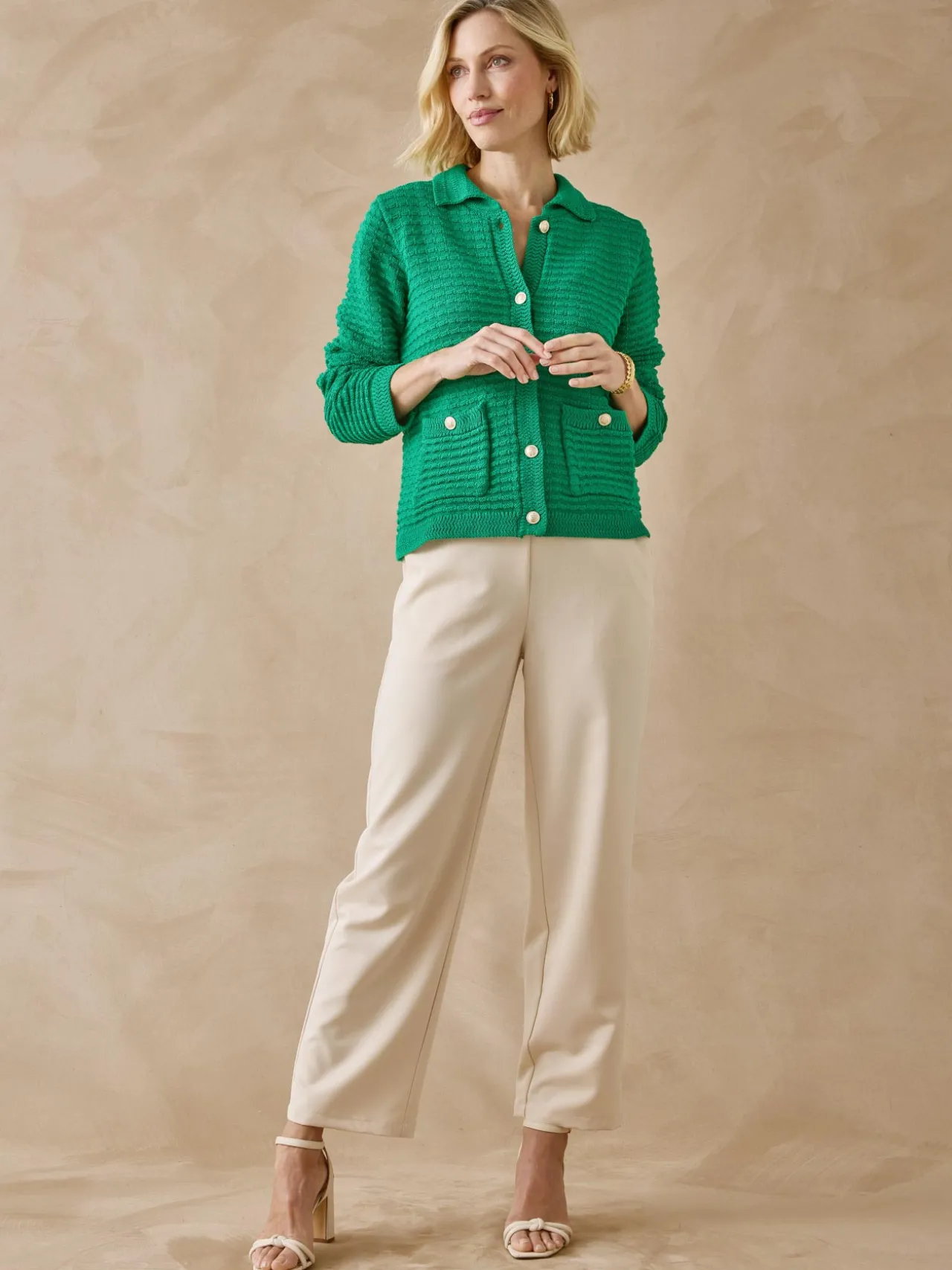 Gilet veste col polo