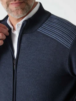 Gilet zippé avec laine