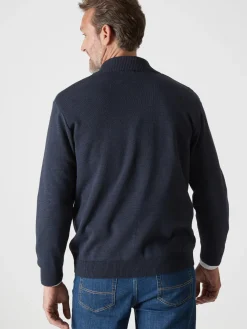 Gilet zippé avec laine