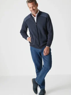 Gilet zippé avec laine