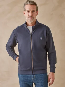 Gilet zippé en maille piquée