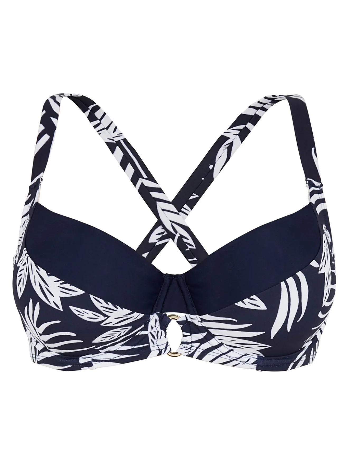 Haut de maillot de bain à armatures