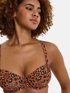 Haut de maillot de bain à armatures