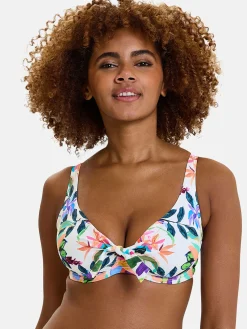 Haut de maillot de bain à armatures