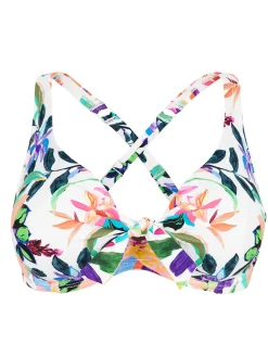 Haut de maillot de bain à armatures