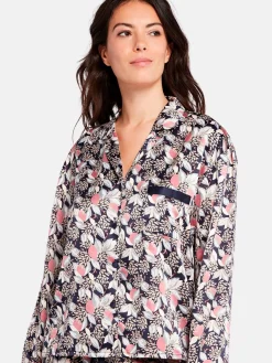 Haut de pyjama en satin Idole