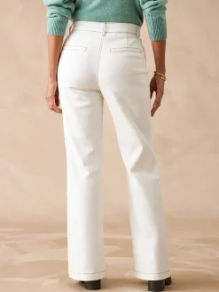 Jean élastiqué bas évasé stature +1.60m