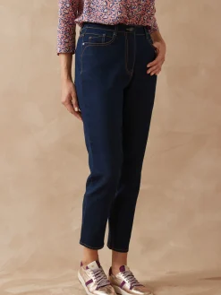 Jean 7/8ème coupe Mom