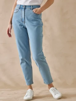 Jean 7/8ème coupe Mom