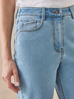 Jean 7/8ème coupe Mom